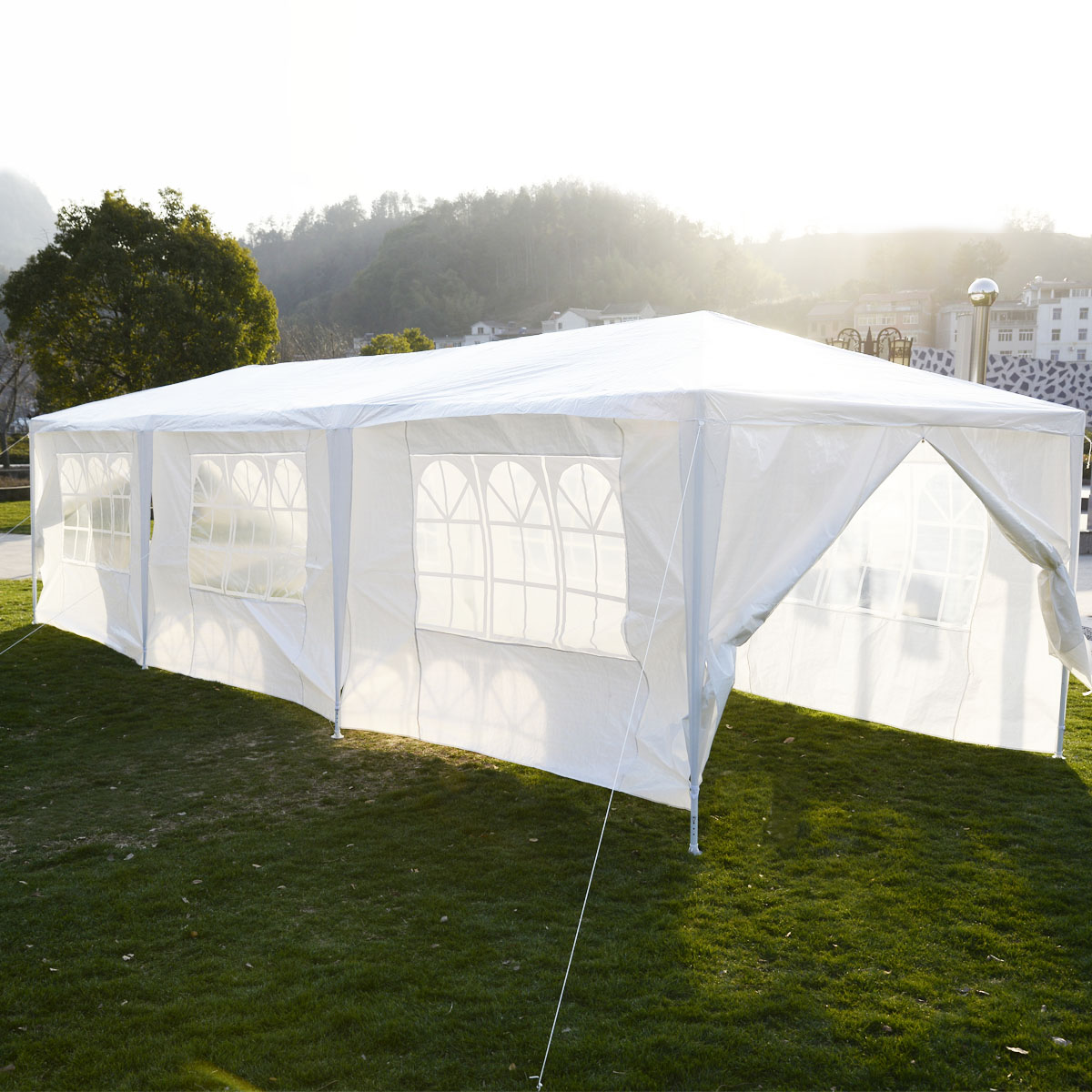 10 x 30 White Party Tent Gazebo Canopy