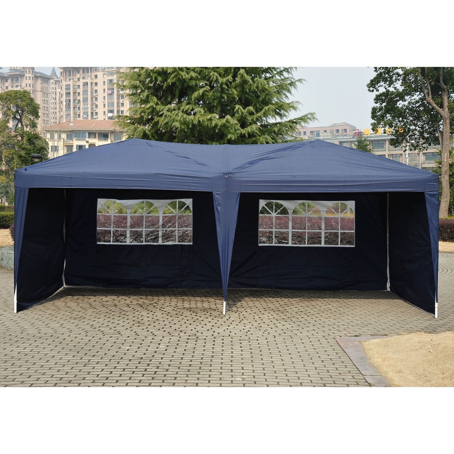 10 x 20 Pop Up Tent Canopy w/ 4 Sidewalls 5 Colors