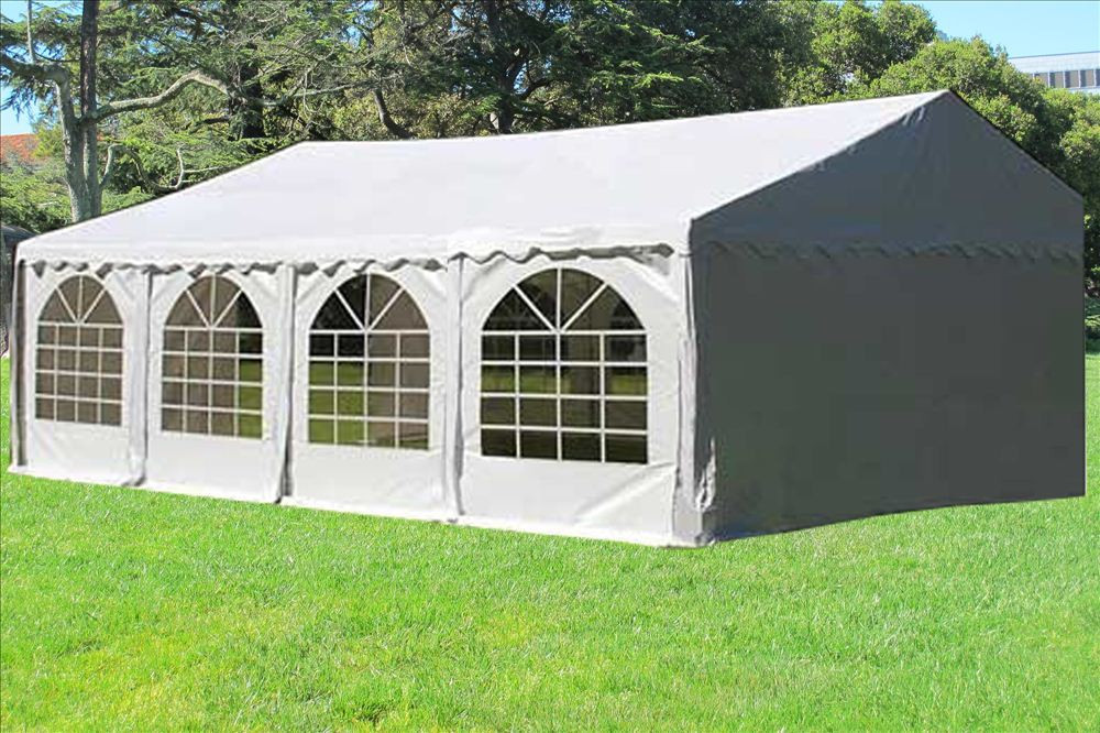 26 x 16 White PVC Party Tent Canopy