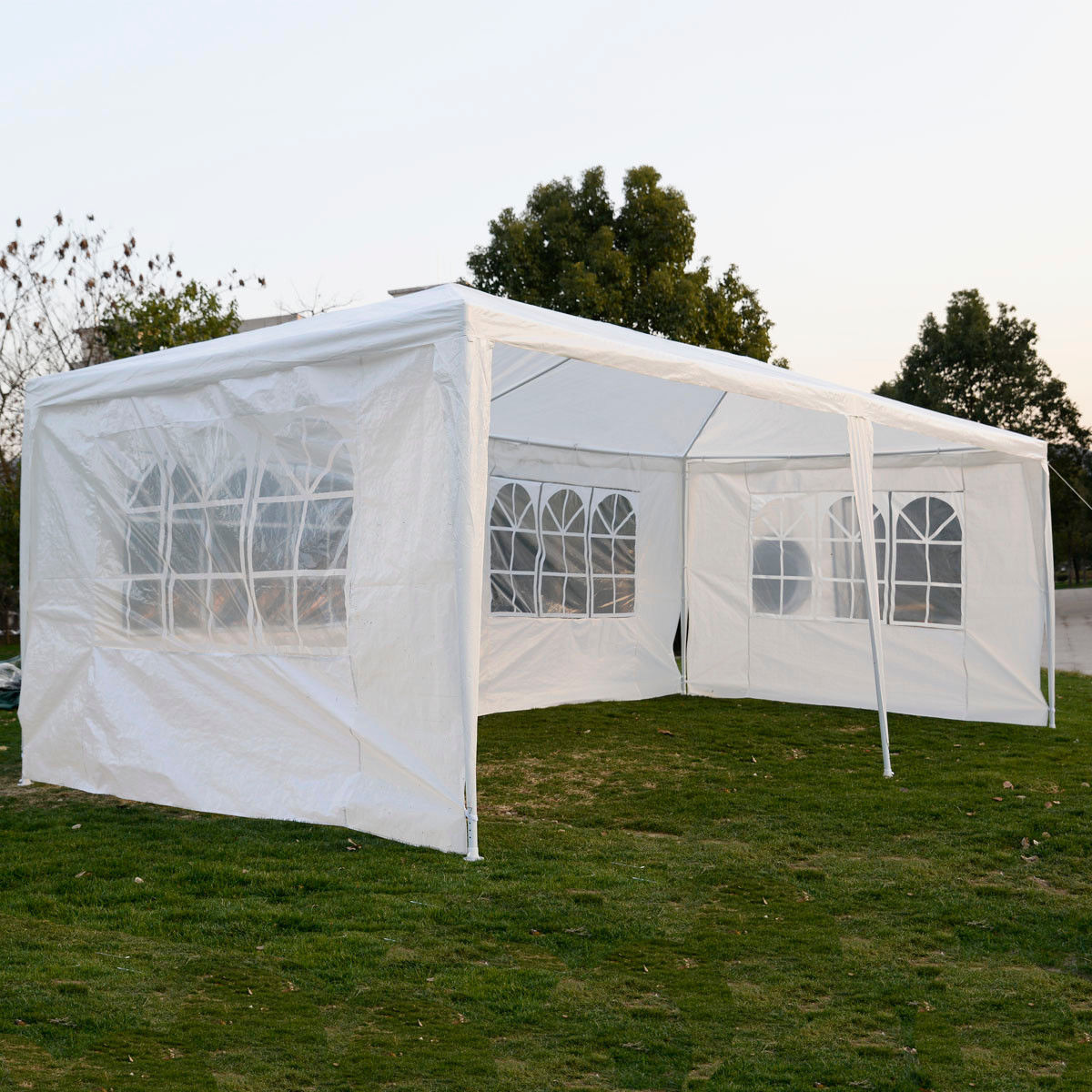 10 x 20 White Party Tent w/ 4 Sidewalls
