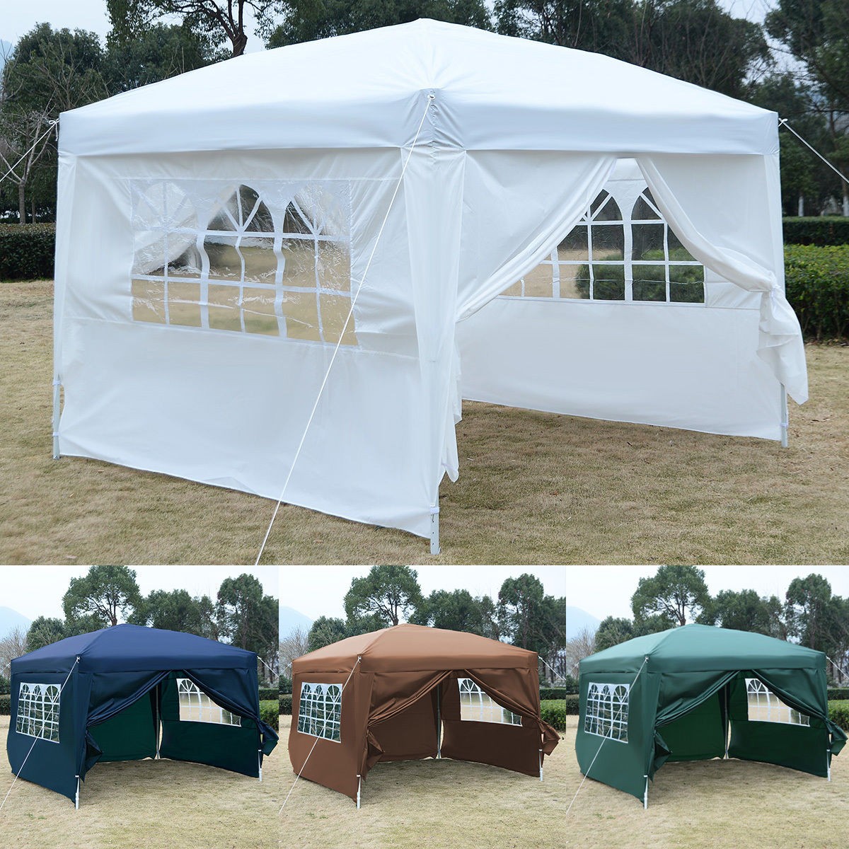 10 x 10 EZ Pop Up Tent Canopy Gazebo