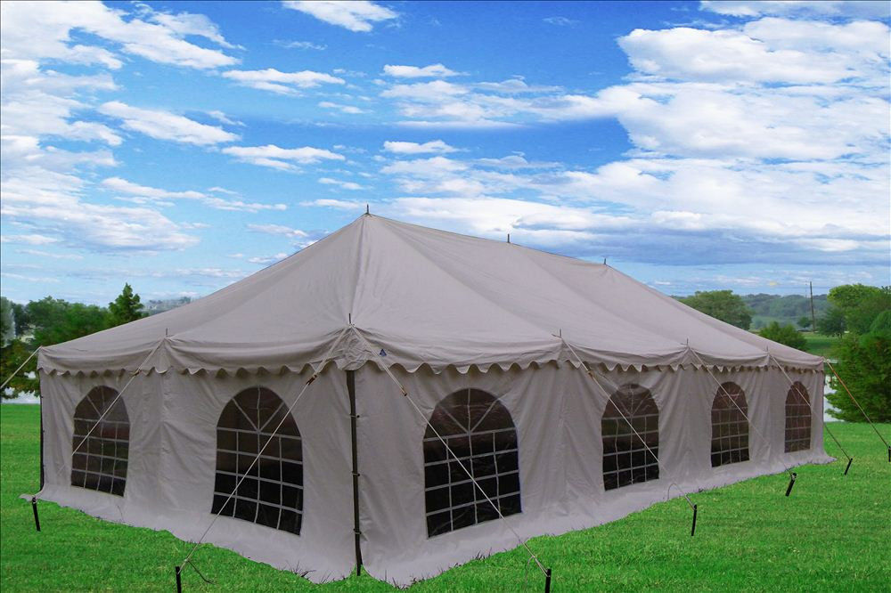 20 x 40 PVC Pole Tent Canopy Gazebo