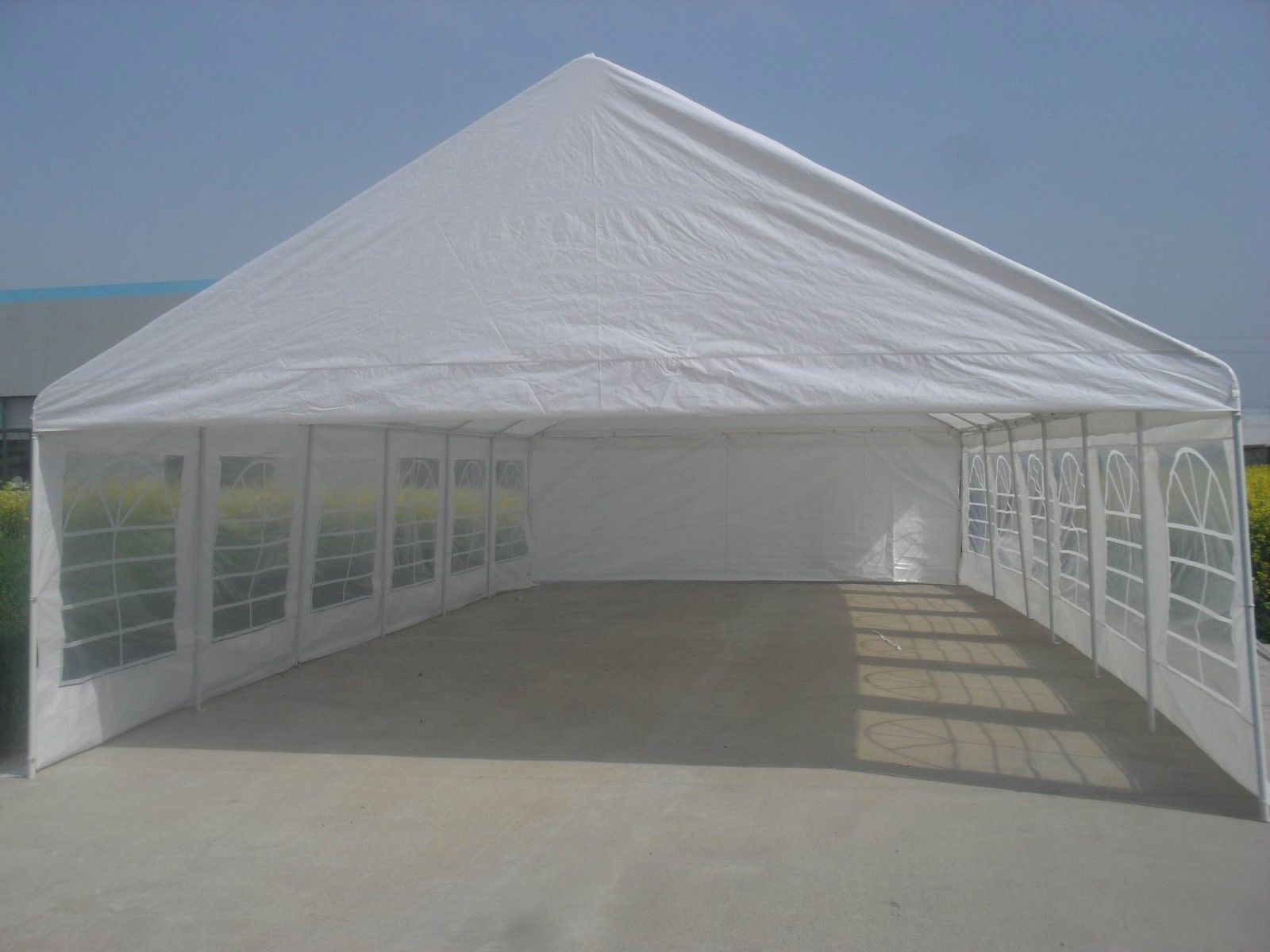 20 x 40 Heavy Duty White Gazebo Canopy Tent