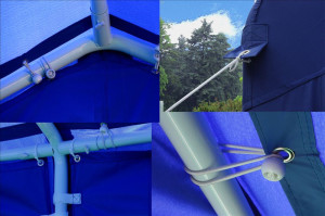 26 x 20 Blue Party Tent FRAME