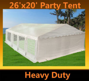 26 x 20 White Tent