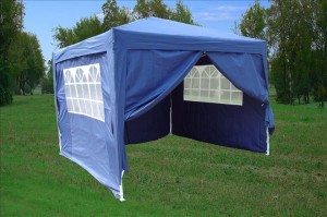 10 x 10 Easy Pop Up Tent Canopy - Navy Blue