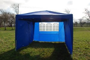 10 x 10 Easy Pop Up Tent Canopy - Blue - 2