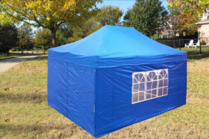 10 x 15 Blue Pop Up Tent