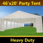 46 x 20 White PE Tent 2