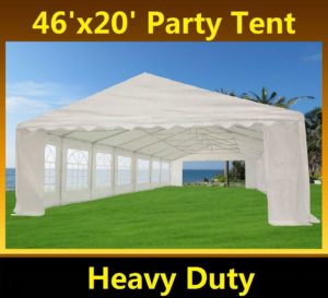 46 x 20 White PE Tent 2