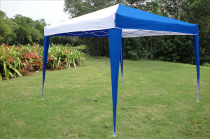 10 x 10 Pop UP CS Tent - Blue & White