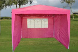10 x 10 Easy Pop Up Tent Canopy 2 - Pink