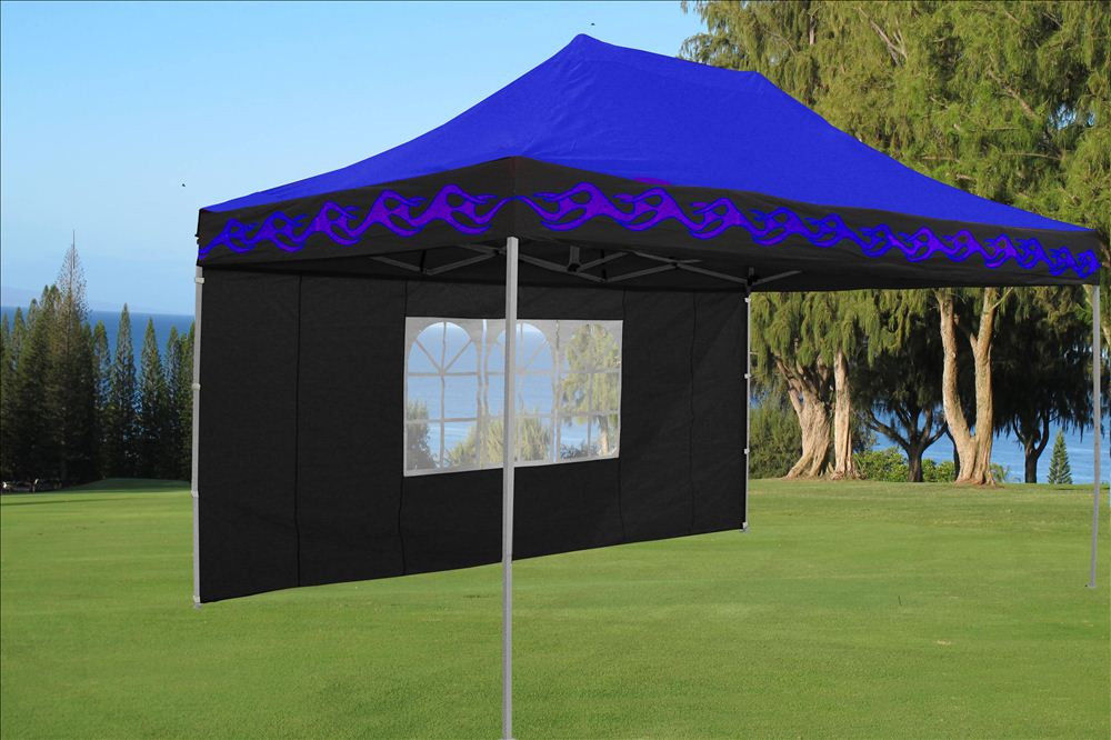 10 x 15 Flame Pop Up Tent Canopy - 4 Colors