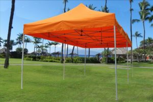 10 x 20 Orange Pop Up Tent Canopy Gazebo 2