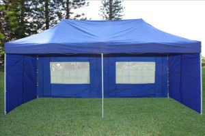 10 x 20 Blue Pop Up Tent Canopy Gazebo 2
