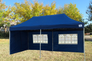 10 x 20 Navy Blue Pop Up Tent Canopy Gazebo