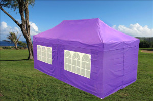 10 x 20 Purple Pop Up Tent Canopy Gazebo
