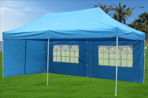 10 x 20 Sky Blue Pop Up Tent Canopy Gazebo 2