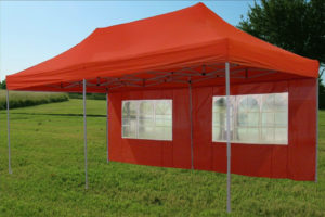 10 x 20 Red Pop Up Tent Canopy Gazebo 3