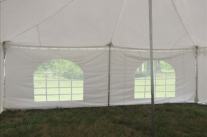 20 x 20 White PVC Pole Tent 4