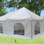 20 x 20 White PVC Pole Tent