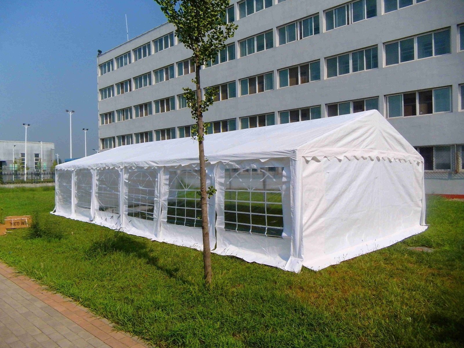 20 x 40 White PVC Party Tent Canopy Durable Gazebo