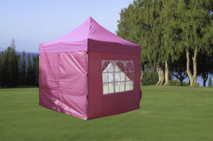 8 x 8 Pink Basic Pop Up Tent