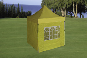 8 x 8 Yellow Pop Up Tent Basic