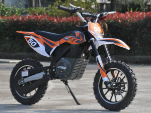 MotoTec Electric Dirt Bike Orange 2