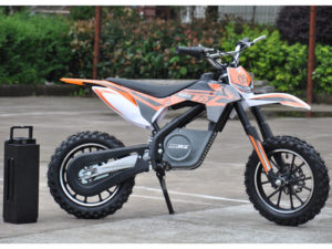 MotoTec Electric Dirt Bike Orange 4