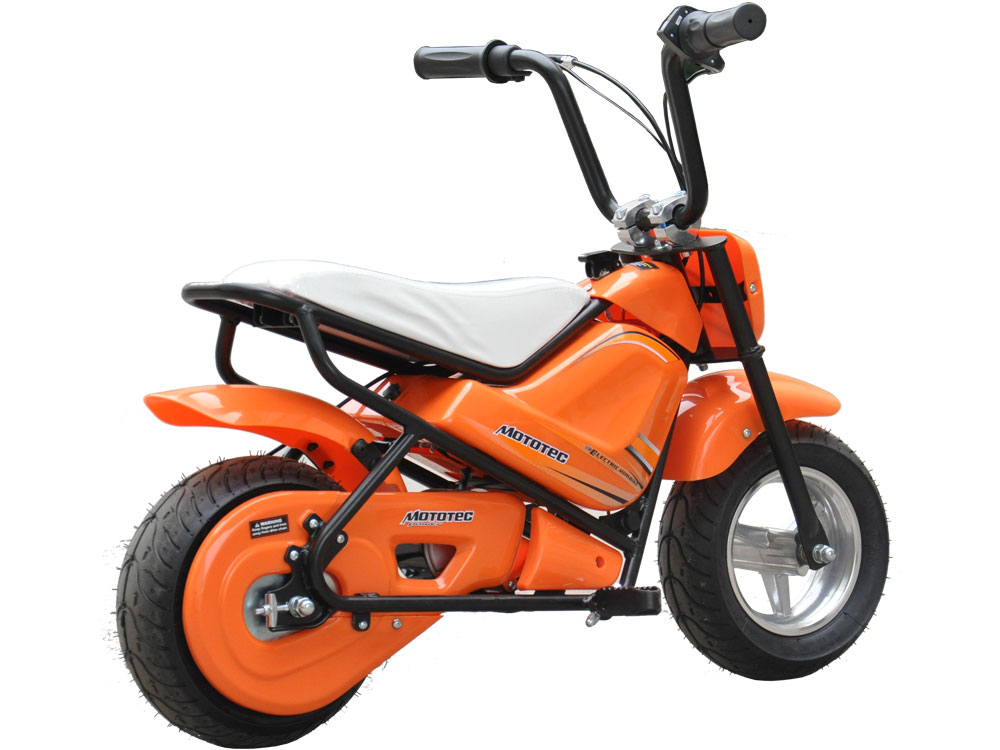 orange electric bike