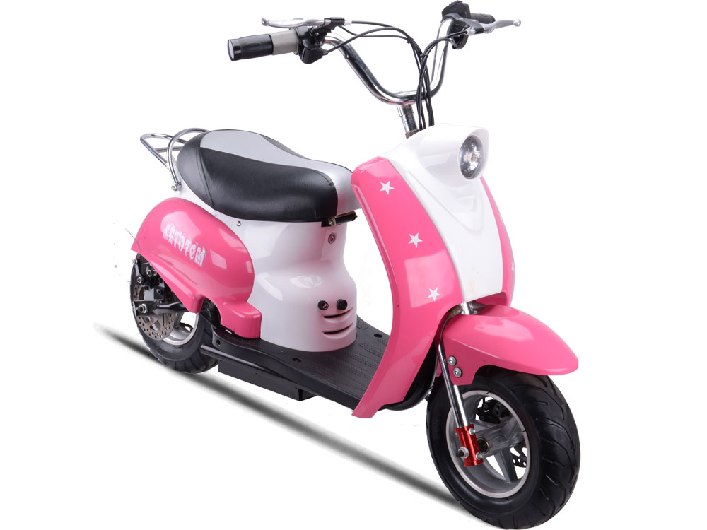 pink gas scooter