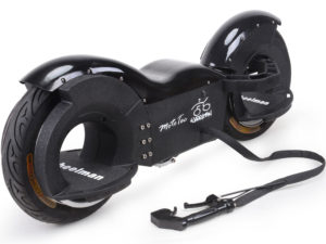 MotoTec Wheelman V2 1000w Electric Skateboard Black 3