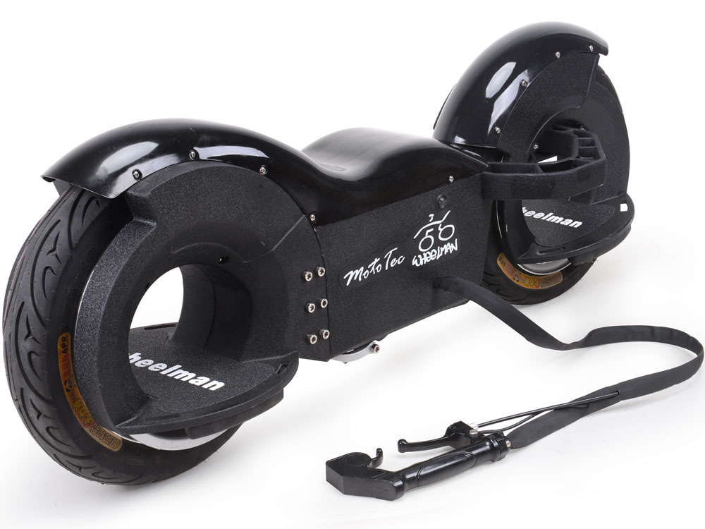 MotoTec Wheelman V2 1000w Electric Skateboard Black \u0026 Silver