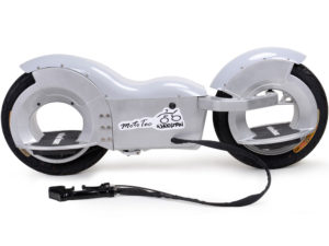 MotoTec Wheelman V2 1000w Electric Skateboard Silver 2