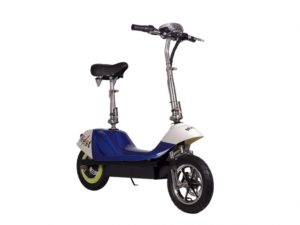 350 Watt Electric Scooter CITYRIDER - Blue 3