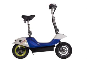 350 Watt Electric Scooter CITYRIDER - Blue 4