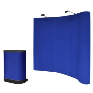 8 x 8 Pop Up Trade Show Booth Display - Blue