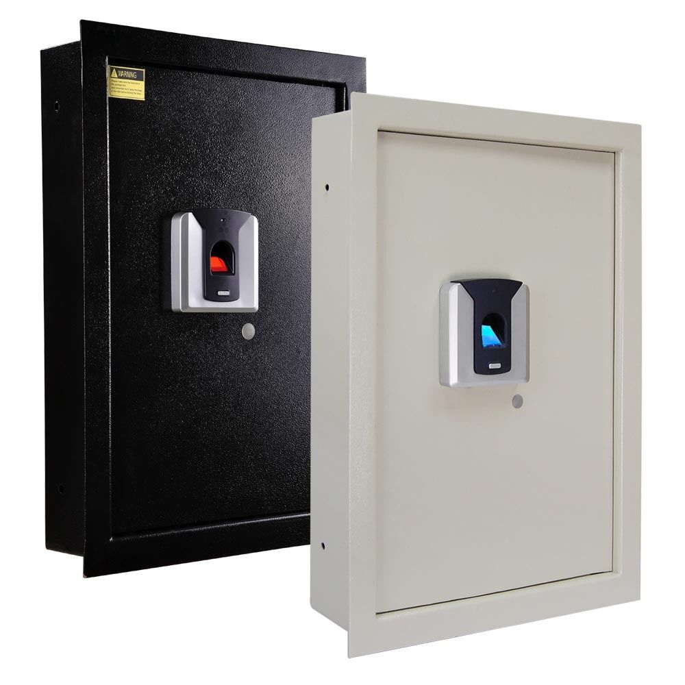 Biometric Fingerprint Wall Safe for Security Colors