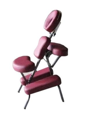 Portable Massage Chair - Burgundy