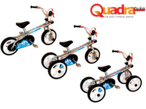 Quadra Pedal Byke - Silver 2