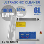 6 Liter Stainless Steel Digital Ultrasonic Cleaner