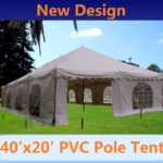 20 x 40 PVC Pole Tent Canopy