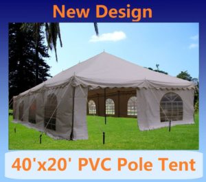 20 x 40 PVC Pole Tent Canopy