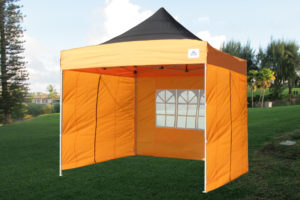 10 x 10 Orange Pop Up Tent Canopy