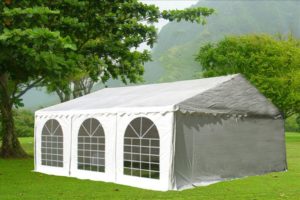 20 x 20 White PVC Party Tent Canopy 4