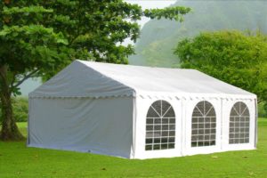 20 x 20 White PVC Party Tent Canopy 6