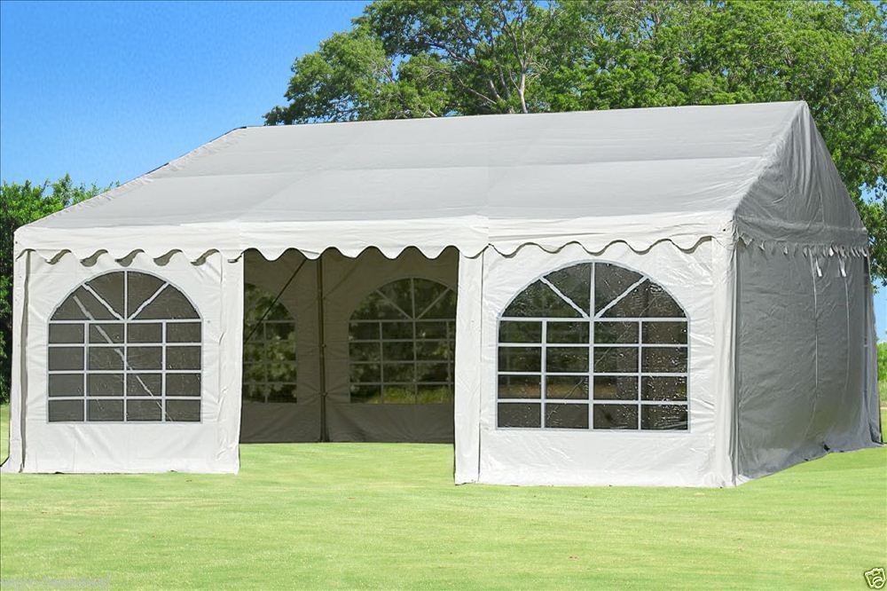  20 x 20  White PVC Party  Tent  Canopy 