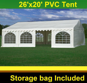 26 x 20 White PVC Party Tent