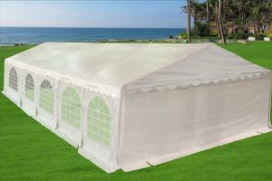 32 x 20 Heavy Duty White Tent - Elegent Design
